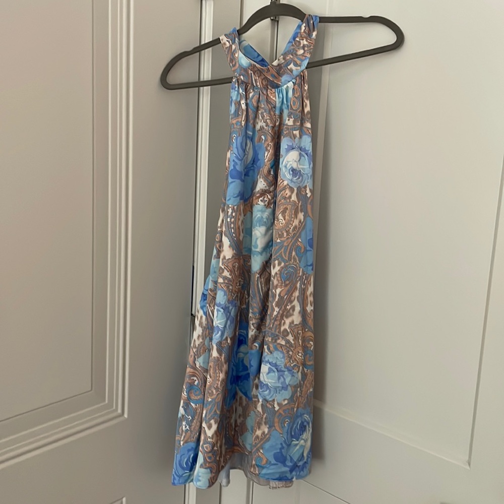 ASOS open back and high neck romper